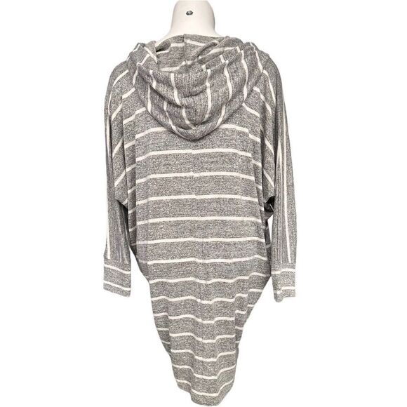 NWOT 41 Hawthorn Women's Striped Long Dolman Sleeves Pullover Hoodie Size L - Picture 5 of 8